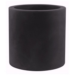Pot Cylindre diamètre 50 x hauteur 50 cm, double paroi, Vondom noir