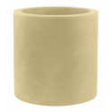Pot Cylindre diamètre 50 x hauteur 50 cm, simple paroi, Vondom beige