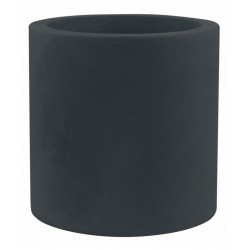 Pot Cylindre diamètre 50 x hauteur 50 cm, double paroi, Vondom gris anthracite