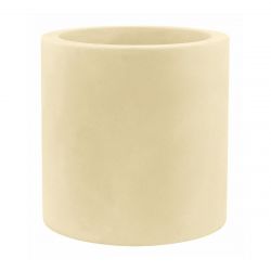 Pot Cylindre diamètre 50 x hauteur 50 cm, double paroi, Vondom crème