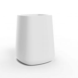 Pot carré Ulm simple paroi, blanc, Vondom, 61x61x75 cm