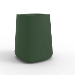 Pot carré Ulm simple paroi, vert sapin, Vondom, 61x61x75 cm