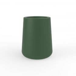 Pot de fleur cylindrique Ulm simple paroi, vert sapin, Vondom, 49x49x60 cm