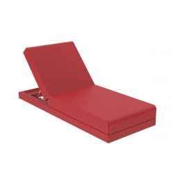 Chaise longue Pixel, Vondom rouge