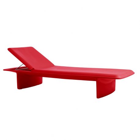Chaise longue Ponente, SlideDesign rouge