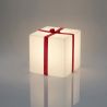Cadeau Lumineux Merry Cubo 20 cm blanc, Slide Design