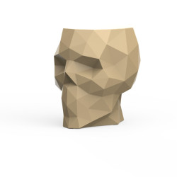 Skull Table Tête de mort, Origami, Vondom écru, 75x57xH70cm