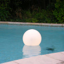 Lampe de piscine Acquaglobo, Slide Design blanc Diamètre 50 cm