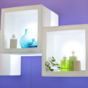 Cube lumineux Open Cube, Slide Design blanc