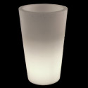Grand X-pot lumineux, Slide Design blanc Hauteur 120 cm