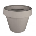 Pot géant Gio Tondo, Slide Design gris H 92 cm