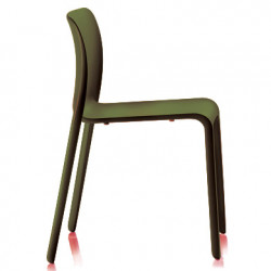 Lot de 2 chaises First Chair, Magis vert olive