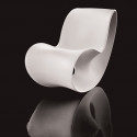Rocking chair design Voido, Magis blanc mat Mat