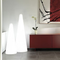 Lampe Cono Out, Slide Design blanc Hauteur 113 cm