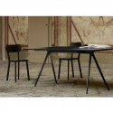 Baguette, grande table à manger design, Magis noir 205x85 cm