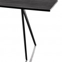 Baguette, grande table à manger design, Magis gris ardoise, noir 160x85 cm