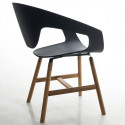 Chaise design Vad Wood, Casamania noir