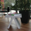 Table d'appoint Toy, Slide Design blanc