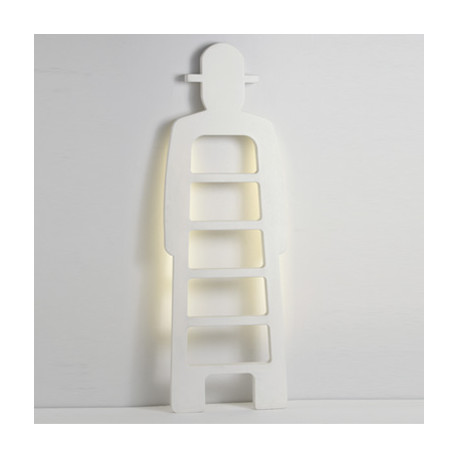 Sèche serviettes lumineux Mr Gio Light, Slide Design blanc