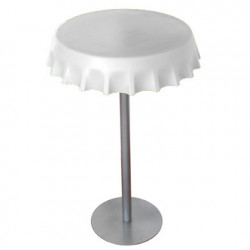 Table haute Fizzz, Slide Design blanc