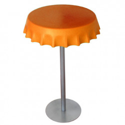 Table haute Fizzz, Slide Design orange