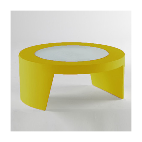 Table basse Tao, Slide Design jaune