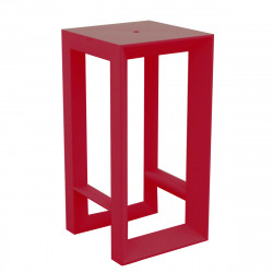 Table haute Frame, Vondom rouge