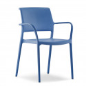 Chaise avec accoudoirs Ara 315, Pedrali bleu