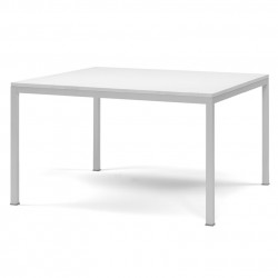 Kuadro table carrée, Pedrali blanc L120x120cm