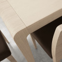 Exteso, table à rallonges, Pedrali chêne clair L178-278 cm