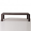 Surface, table en bois à rallonges, Pedrali chêne teinté wengé 188x90cm