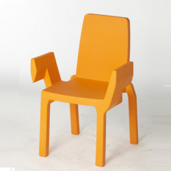 Chaise Doublix, Slide Design orange