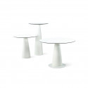 Table ronde Hoplà, Slide design lumineux D69xH72 cm
