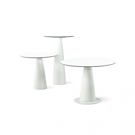 Table ronde Hoplà, Slide design lumineux D100xH72 cm