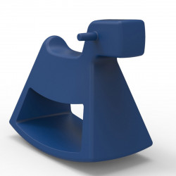 Chaise à bascule Rosinante, Vondom bleu Grand modèle