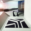 Table haute design Wing, Vondom noir Mat