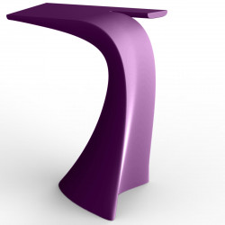 Table haute design Wing, Vondom violet Mat