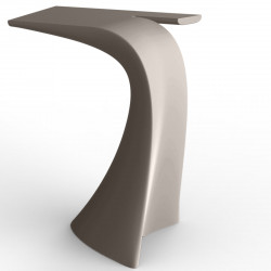Table haute design Wing, Vondom taupe Mat