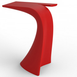 Table haute design Wing, Vondom rouge Mat