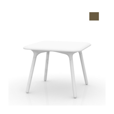 Table Sloo 90, Vondom bronze 90x90x72 cm