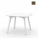 Table Sloo 90, Vondom bronze 90x90x72 cm