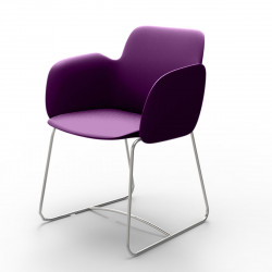 Chaise de repas Pezzettina, Vondom violet