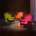 Fauteuil Trône Queen of Love, Design of Love by Slide jaune