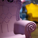 Fauteuil design Queen of Love, Design of Love by Slide violet