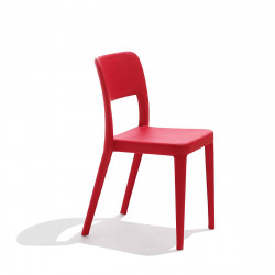 Set de 4 chaises design Nene, Midj rouge