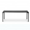 Table Armando rectangulaire, Midj noir 160x90 cm