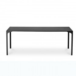 Table Armando rectangulaire, Midj noir 200x100 cm