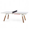 Table à manger ou Table de ping pong You & Me, RS Barcelona blanc 180x100 cm