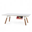 Table à manger ou Table de ping pong You & Me, RS Barcelona blanc 220x120 cm