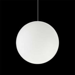 Lampe suspension Globo Hanging In, Slide blanc Diamètre 40 cm